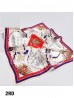 Sailing Anchor Patterned Silk Scarf